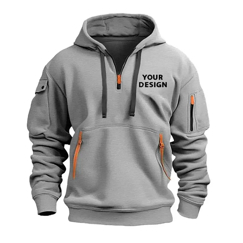 Men’s Casual Sleeveless Hooded Sweatshirt – Athletic Vest Pullover