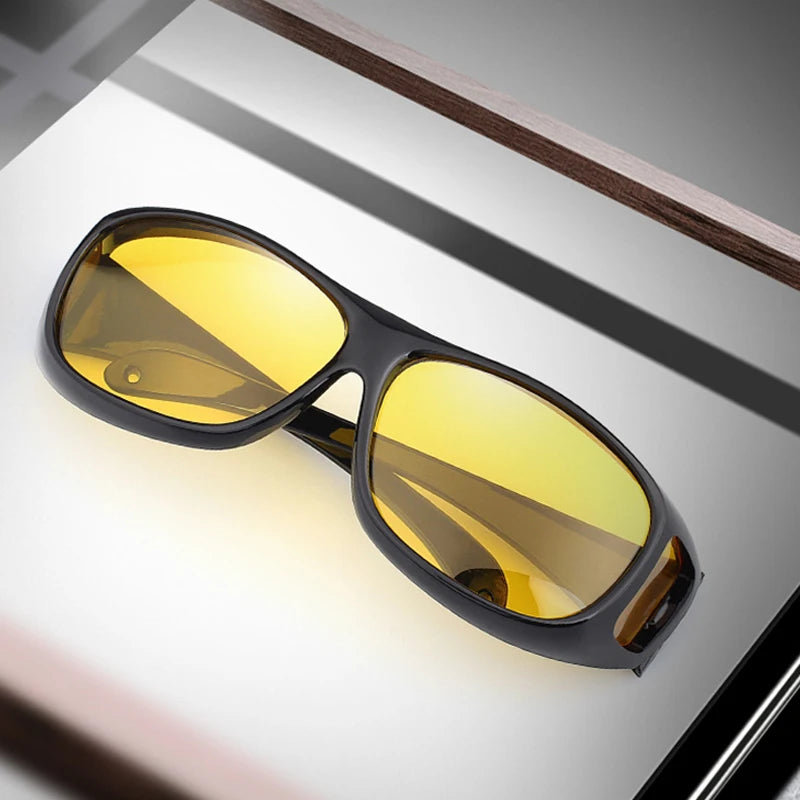 Night Vision Oversized Driver Anti-Glare Glasses