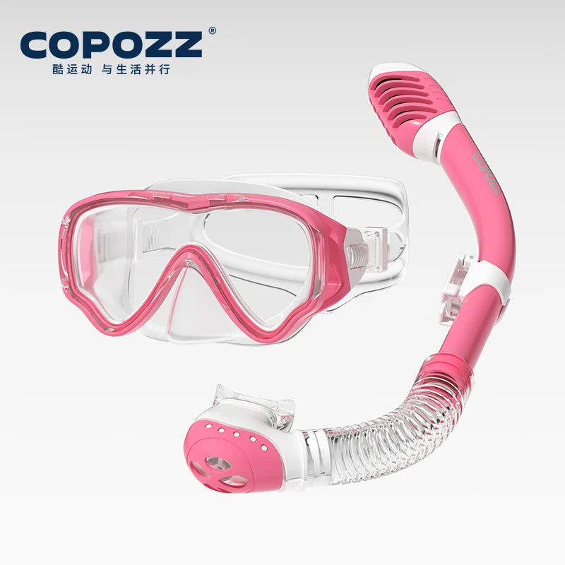 COPOZZ Kids Full Face HD Anti Fog Snorkel Mask