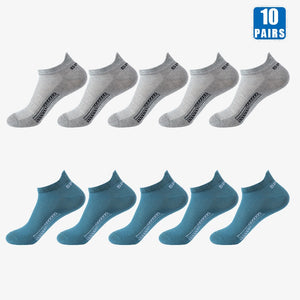10 Pairs Cotton Crew Ankles