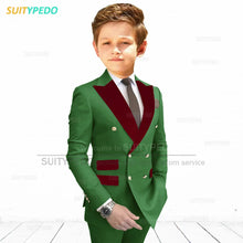 Slim Fit Peaked Lapel Formal Blazer and Pants Two Piece Suit