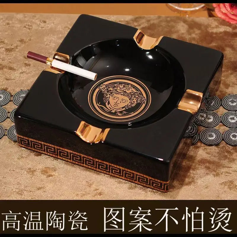 European Style Luxury Ceramic Cigar Ashtray