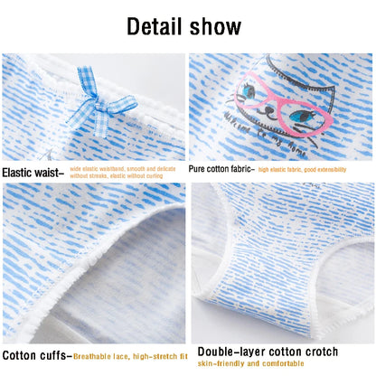 3Pcs Cotton Seamless Panties