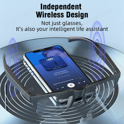 Color-Changing Lens Smart Glasses with Voice Assistant