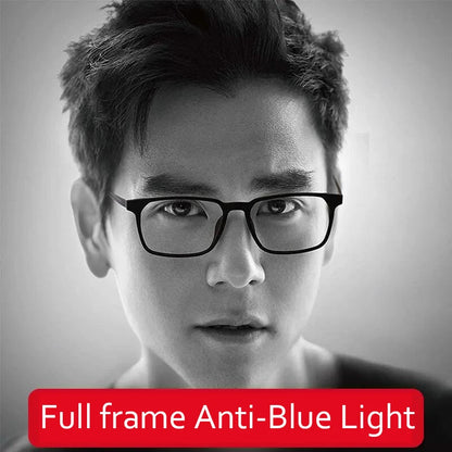 Unisex Progressive Reading Glasses - Anti-Blue Light Titanium Frame Eyewear
