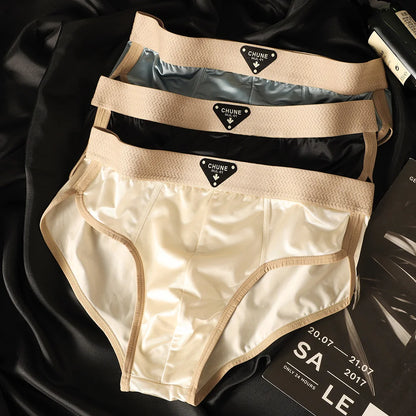 3-Pack Men's Ice Silk Breathable Boxer Briefs