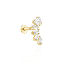 CANNER Simple Flat Head Pierced Stud Earrings