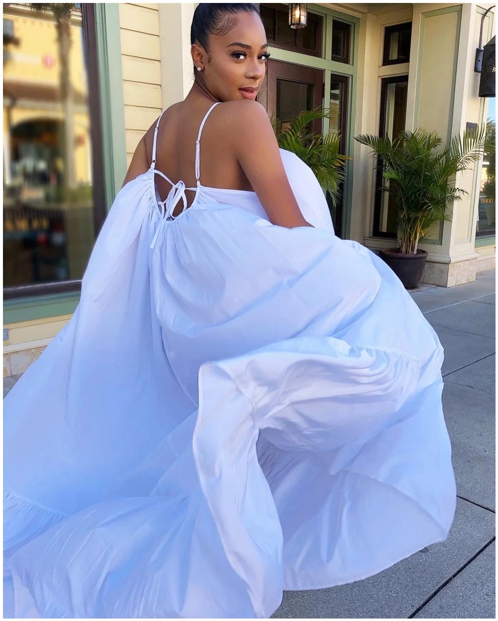 Loose Long Candy Color Dress