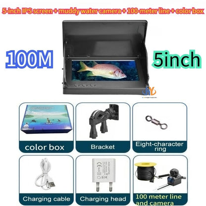 4.3-Inch 100M Underwater Fishing Camera & Fish Finder