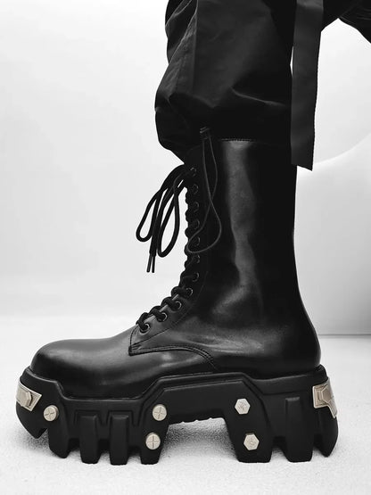 Owen Seak Thick-soled Leather Boots