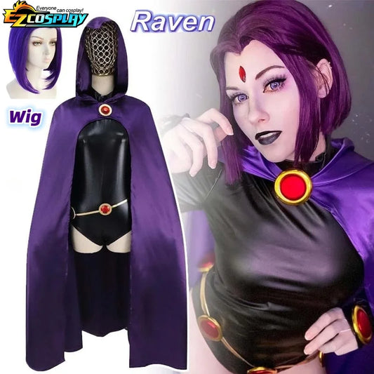 Teen Titans Raven Cosplay Costume Set