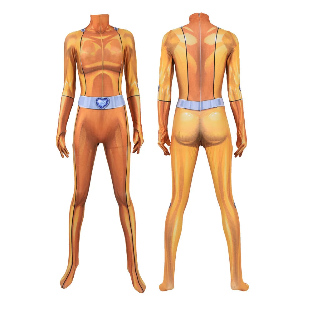 Women's Totally Spies Cosplay Zentai Bodysuit