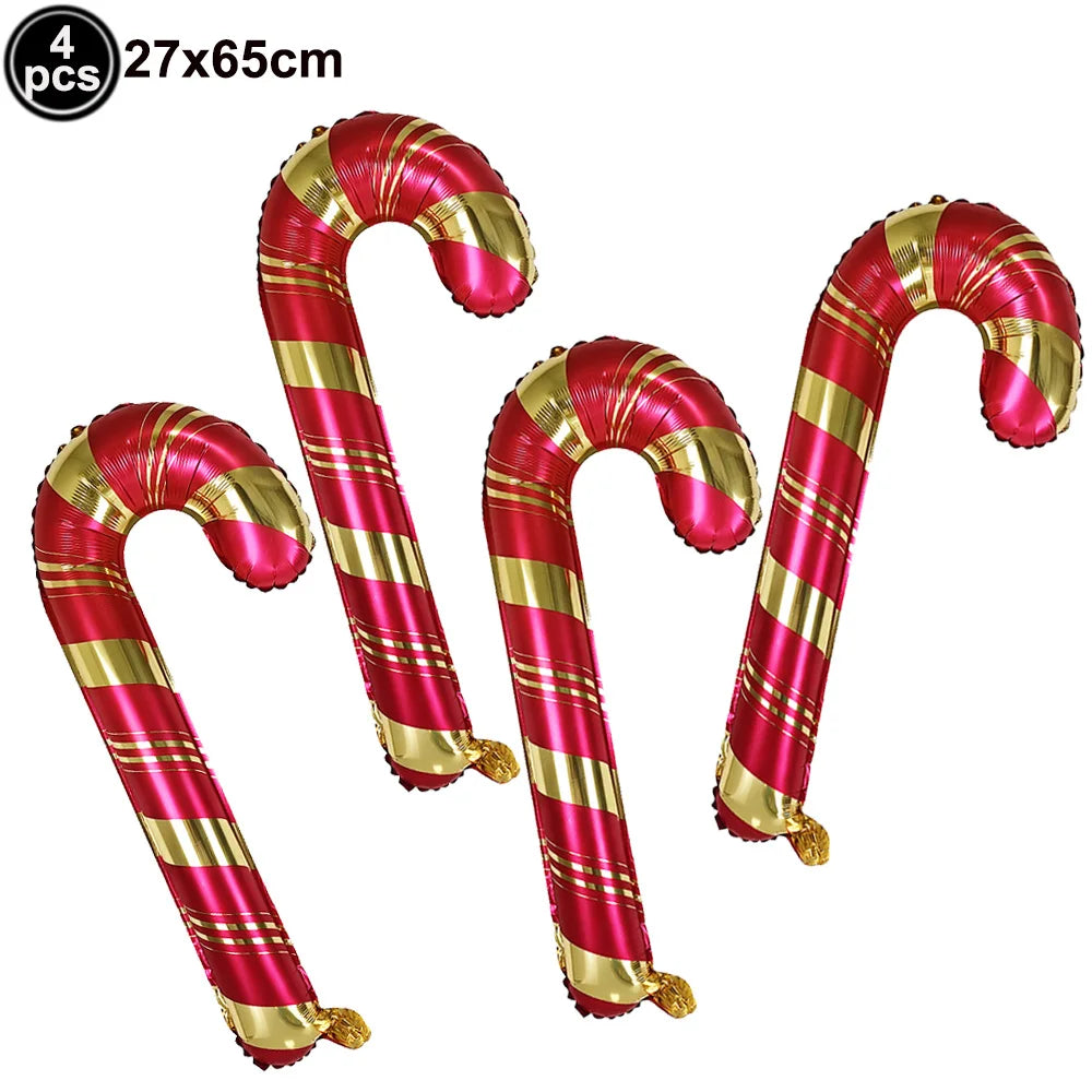 Standing Christmas Foil Balloons, Giant Christmas Tree Santa Snowman Reindeer Rocking Horse Balloons