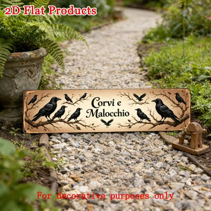 2D Vintage 'Pick Your Poison' Halloween Metal Sign