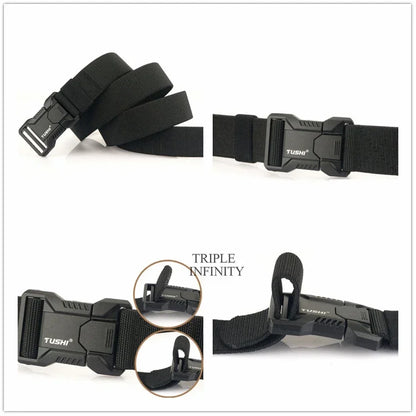 Aluminum Alloy Quick Release Pluggable Buckle Elastic Belt
