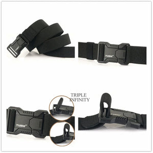 Aluminum Alloy Quick Release Pluggable Buckle Elastic Belt