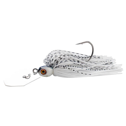 Chatter Weedless Metal Blade Rubber Jig Head Spinner Bait Lures Kit