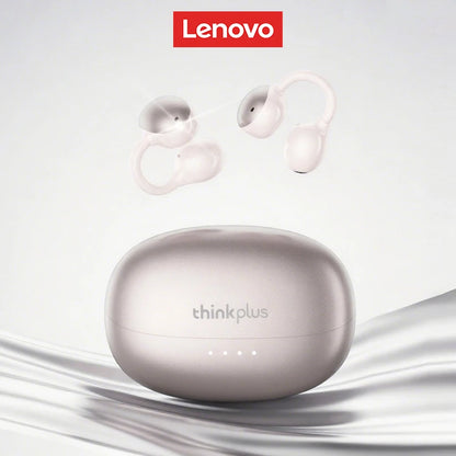 Lenovo LK6 Wireless Bluetooth 5.4 Clip-On Earphones with HD Audio & Noise Reduction