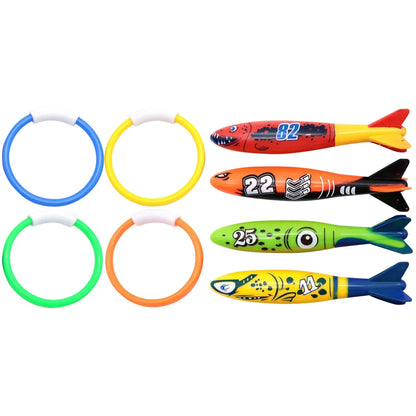 Creative Throwing Diving Torpedo Water Ring