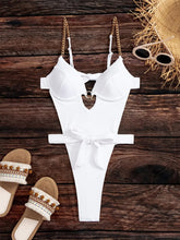 Extreme Mini Micro Underwired High Leg Cut One Piece Swimsuit