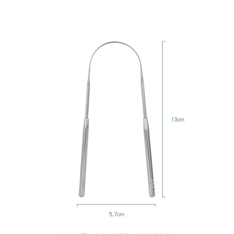 Stainless Steel Tongue Scraper Set