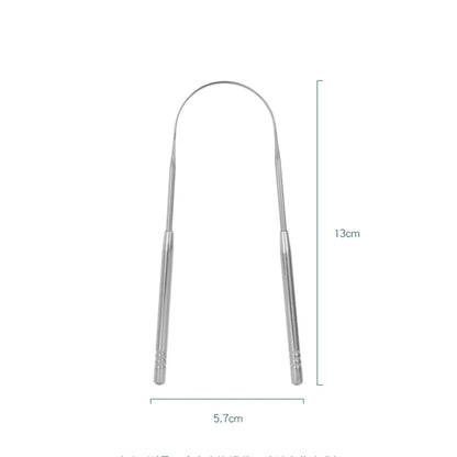 Stainless Steel Tongue Scraper Set