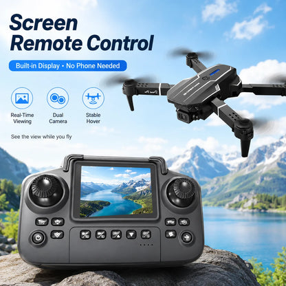 ZNLYRION Foldable 8K HD Dual Camera RC Drone with Brushless Motor
