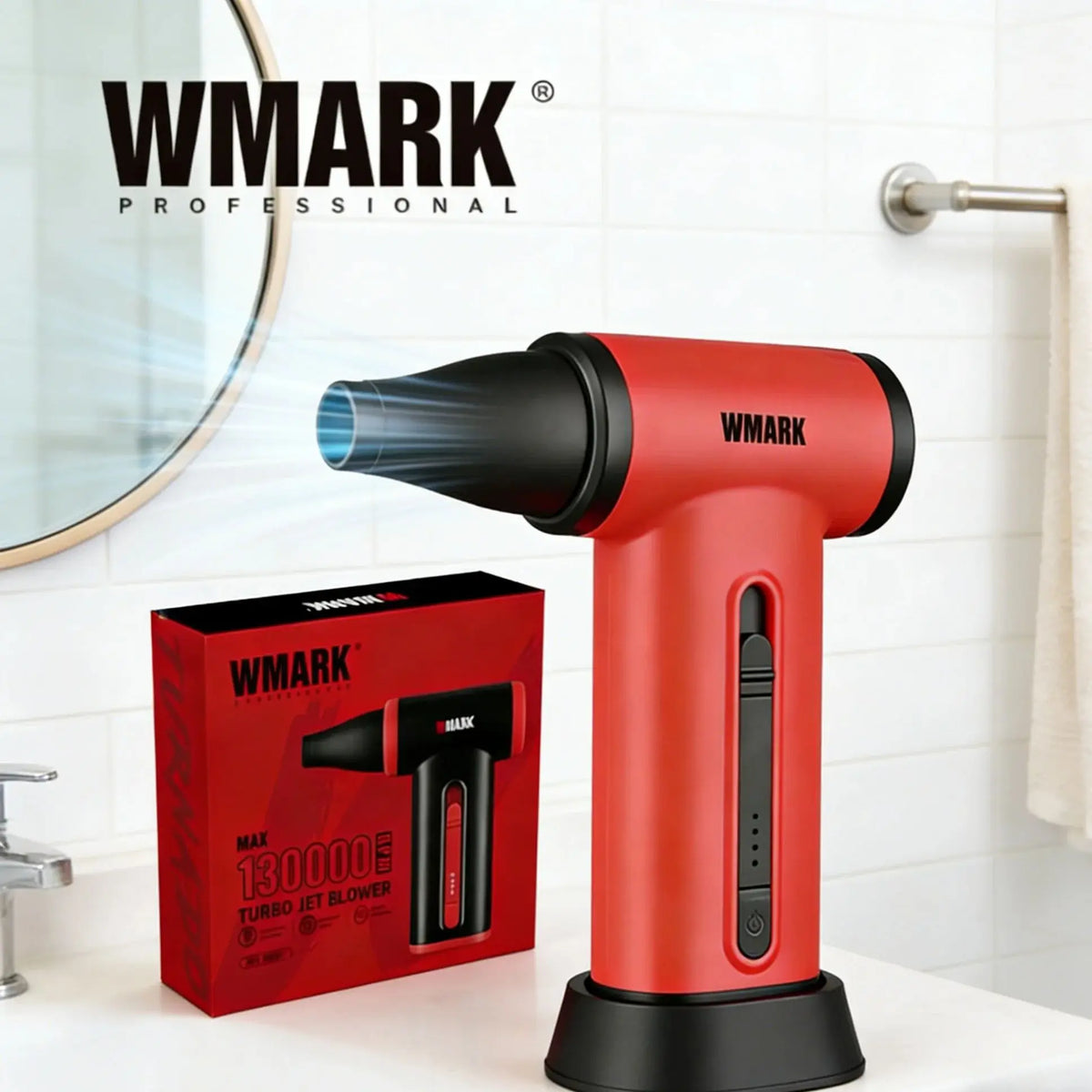 WMARK Professional 130000 RPM Cordless Turbo Jet Fan & Dust Blower