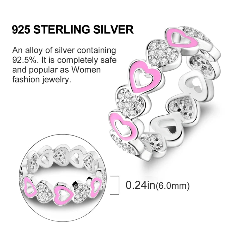 925 Sterling Silver Infinite Love Cubic Zircon Ring
