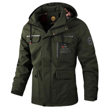 Casual Hooded Waterproof Outdoor Soft Shell Winter Coat