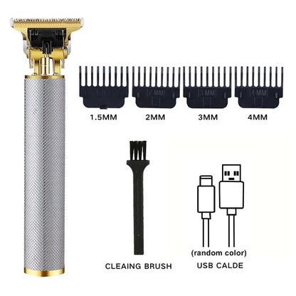 Professional 3-in-1 Hair Clipper & Trimmer Set – Cordless Grooming Kit with LCD Display