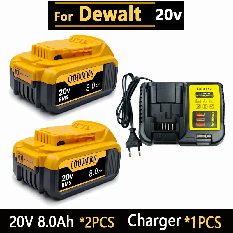 20V MAX High-Capacity Lithium-Ion Power Tool Replacement Battery