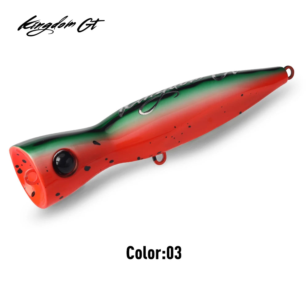 KINGDOM GT Topwater Popper Fishing Lure
