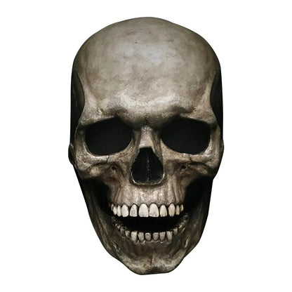 Full Head Skeleton Mask with Movable Jaw