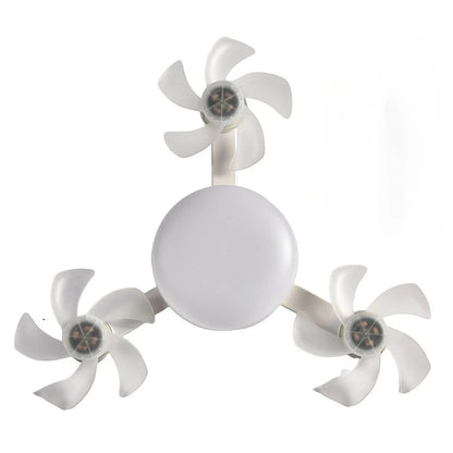 Modern Drone-Style LED Ceiling Fan Light with Remote Control & Dimmable Colors