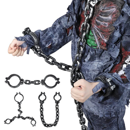 Halloween Plastic Link Chains Horror Prop Decoration