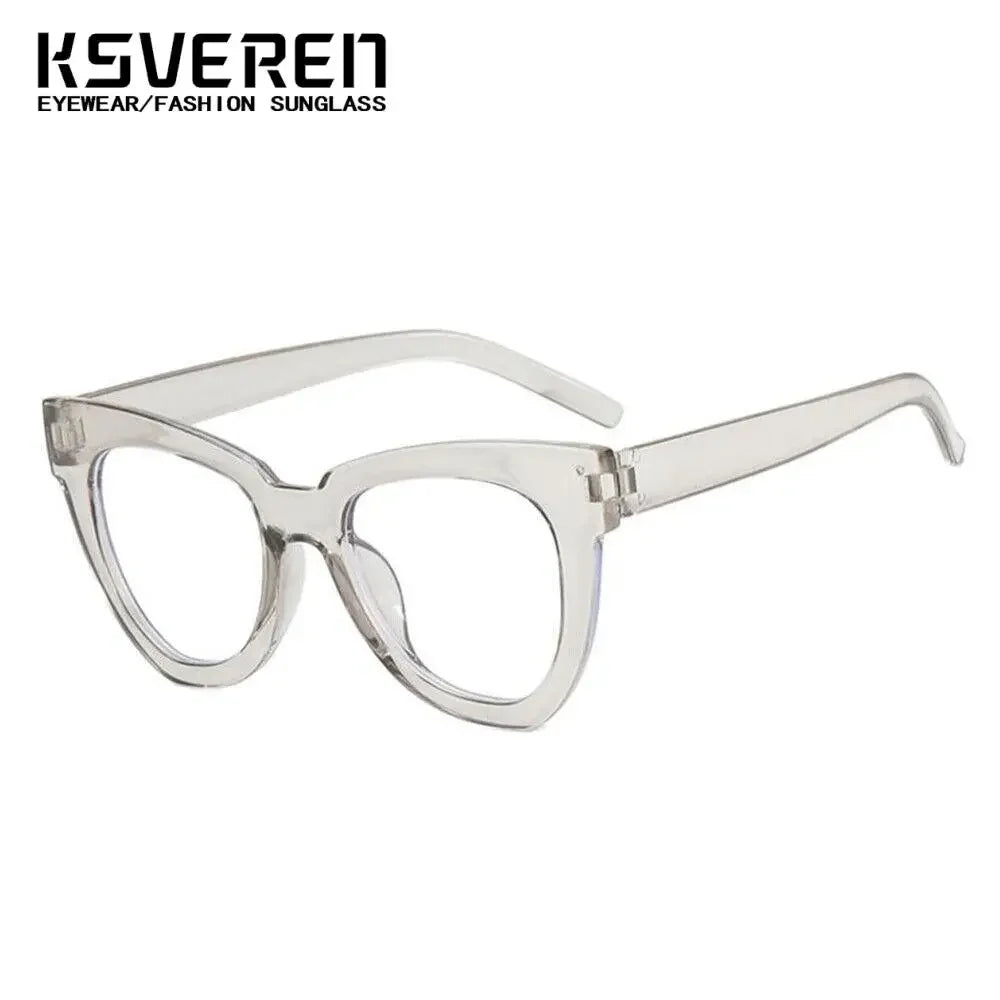 KSVEREN Classic Cat Eye Reading Glasses