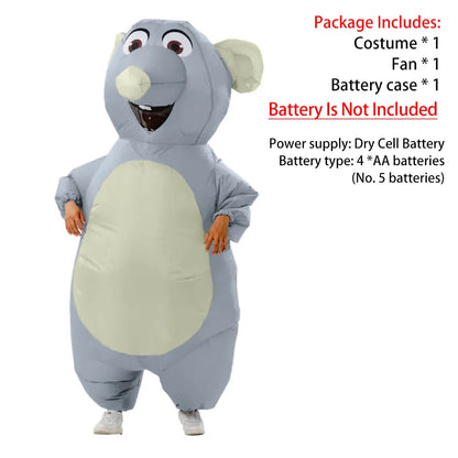 Adult Inflatable Blow-Up Mouse Costume