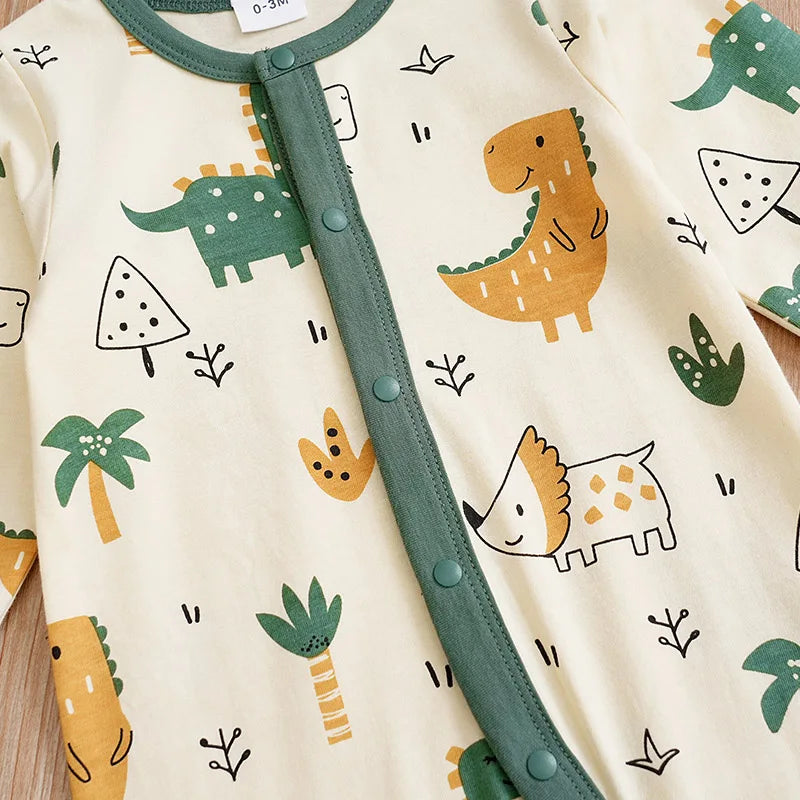 Baby Long Sleeve Print Onsie