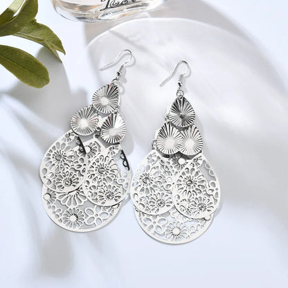 Floating Long Hook Earrings