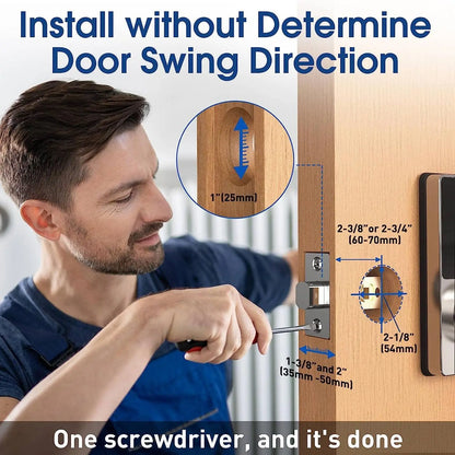 Smart Lock with password Keyless Entry Door Lock with Touchscreen Keypads
