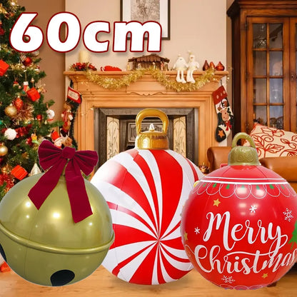 Giant Inflatable Christmas Ball – Outdoor Holiday Courtyard Decoration