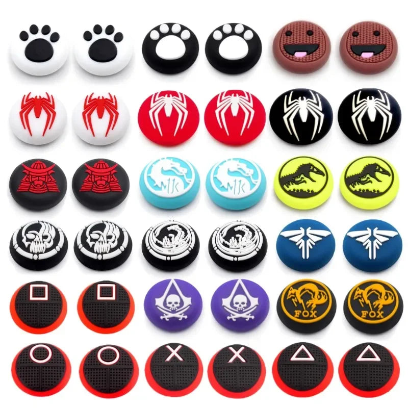 Silicone Grip Cap Cover For PS5 PS4 Xbox Series XS Game Joystick Controllers