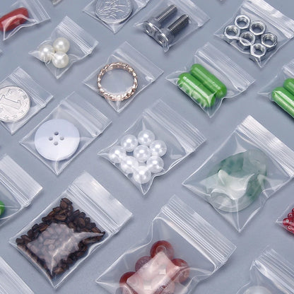 100pcs Mini Zip Lock Bags