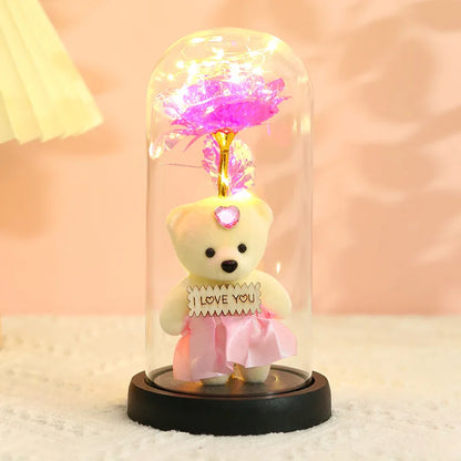 Valentines Day Eternal Rose LED Light