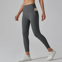 Solid Color Leggings With Pockets