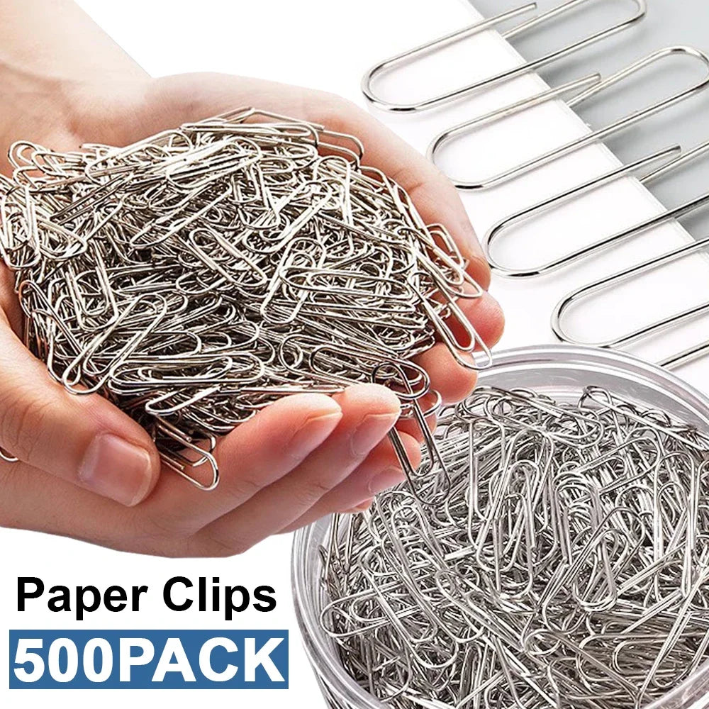 Metal Silver Paper Clips for Paperwork