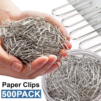 Metal Silver Paper Clips for Paperwork
