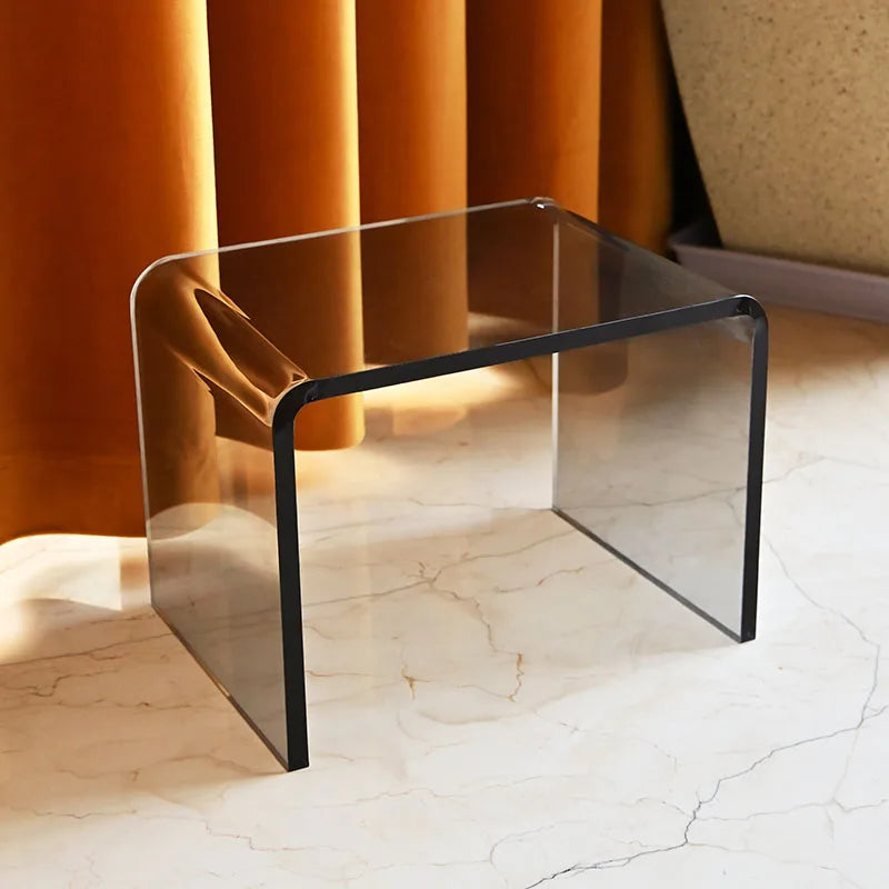 Acrylic Clear Glass Table