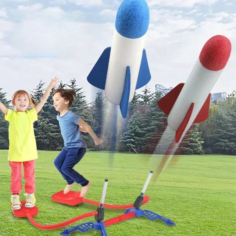 Air Rocket Foot Pump Launcher Toys Sport Game
